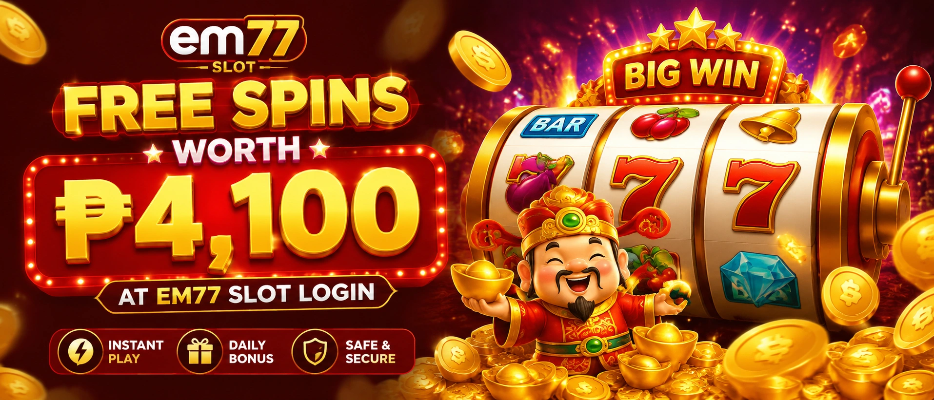 Popular slot title showcase